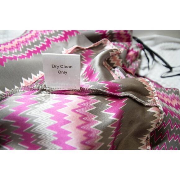 NEW Parker Sweetheart 100% Silk Mini Strapless Dress, Pink print, M - Picture 9 of 14